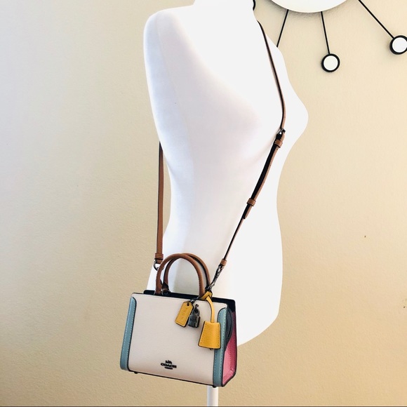 SOLD Coach Micro Zoe Crossbody Colorblock Mini - Picture 11 of 11
